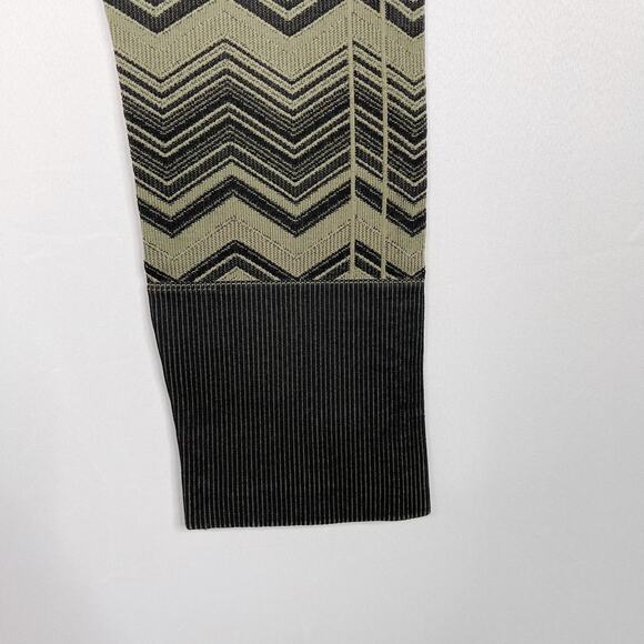 Lululemon Womens 2 Ebb To Street Pant Heathered Fatigue Green Chevron Jacquard - Picture 5 of 8